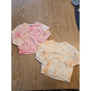 Boutique baby girl tie dye sweatshirts 12-18 mos